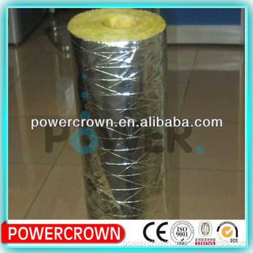 air conditioning pipe insulation/heat insulation glass wool pipe with aluinium foil facing